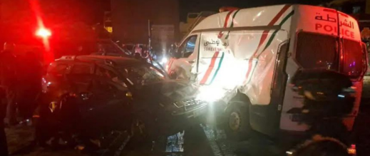 وجدة.-اصطدام-سيارة-بـ”سطافيت”-خلال-احتفالات-تتويج-المنتخب-الوطني