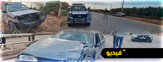 الناظور.-السرعة-الزائدة-تتسبب-في-حادث-خطير-بين-أركمان-والبركانين