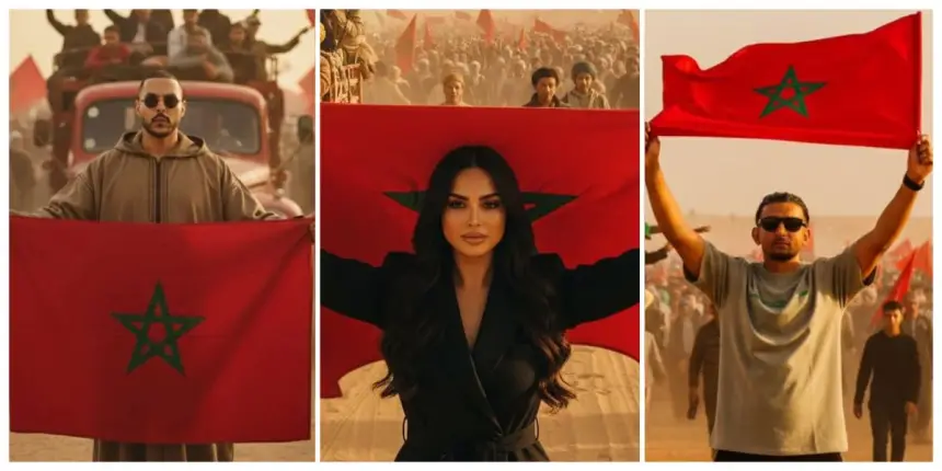 احتفاءٌ-بخمسينية-المسيرة-الخضراء.-“ترند”-مغربي-يكتسح-المنصات-بلمسة-ذكاء-اصطناعي