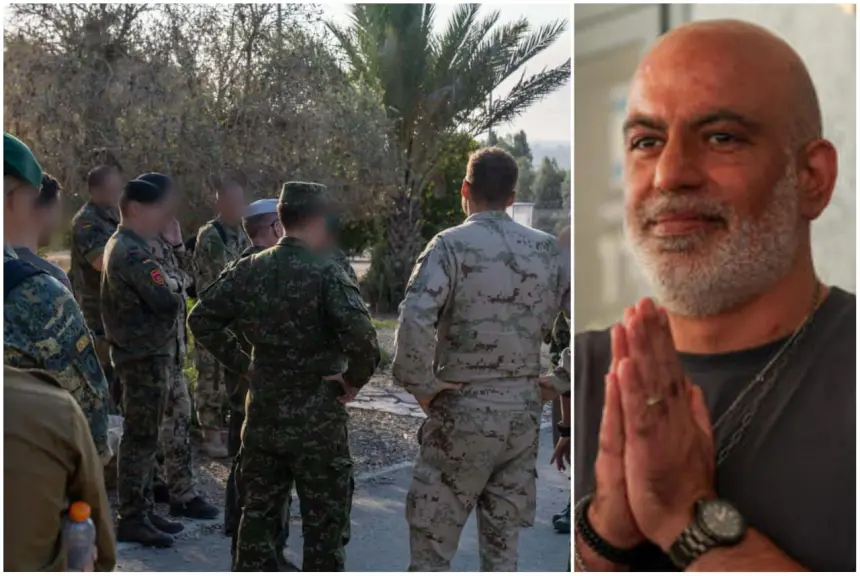 ضباط-عسكريون-مغاربة-يستمعون-في-تل-أبيب-لأسير-إسرائيلي-كان-محتجزا-لدى-حماس