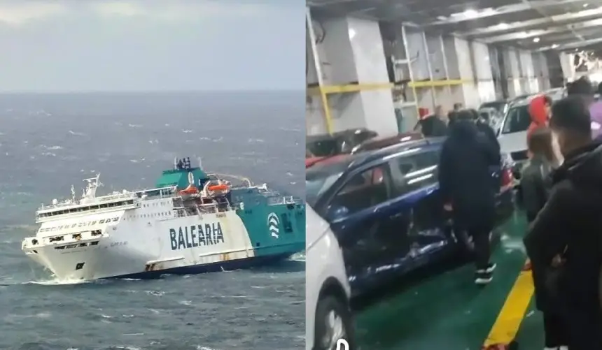 عاصفة-تحوّل-رحلة-بحرية-بين-الجزيرة-الخضراء-وسبتة-إلى-كابوس-لمغاربة-الخارج(فيديو+صور)