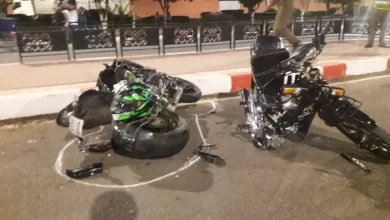 حادثة-سير-خطيرة-بين-دراجتين-ناريتين-بمراكش