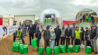 الشركة-المنجمية-le-brillant nador-توزع-200-قفة-غذائية-على-ساكنة-وكسان
