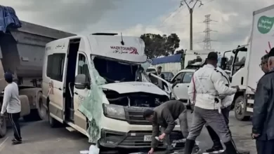 إصابة-23-شخصاً-في-حادثة-سير-خطيرة-بين-برشيد-وسطات