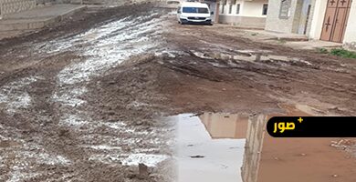 أشغال-تغيير-الأنبوب-الرئيسي-للماء-بحي-إبوعجاجن-تفاقم-معاناة-الساكنة-جراء-الافتقار-للتهيئة