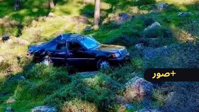 انقلاب-سيارة-بجبل-غوروغو-بالناظور-يسفر-عن-خمسة-مصابين