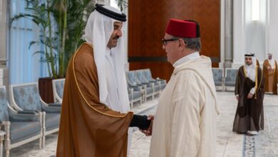 بتعليمات-ملكية-سامية،-أخنوش-يمثل-جلالة-الملك-في-تقديم-التعازي-في-وفاة-صاحب-السمو-الشيخ-حمد-بن-خليفة-آل-ثاني