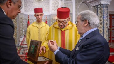 جلالة-الملك-يستقبل-والي-بنك-المغرب