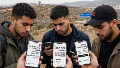 تقرير-حقوقي:-التضليل-الرقمي-وتطلعات-الشباب-من-أبرز-أسباب-محاولات-العبور-الجماعي-إلى-سبتة-ومليلية