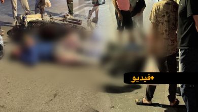 نزيف-الطرقات-يستمر-بأزغنغان:-اصطدام-عنيف-بين-سيارة-ودراجة-نارية-قرب-إعدادية-الزرقطوني