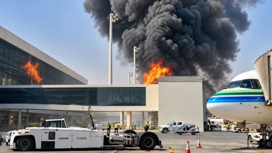الحوثيون-يقصفون-مطار-الرياض-ويشعلون-النيران-في-طائرة-سعودية