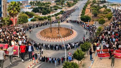 طلبة-القطب-الجامعي-بالناظور-يصعّدون-احتجاجاتهم-رفضاً-لرسوم-التسجيل